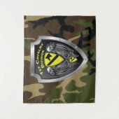 1. Kavallerieabteilung Veteran Wandteppich (Vorderseite)