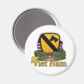 1. Kavallerieabteilung vietnam Veteranen Krieg Vet Magnet (Vorderseite/Rückseite)