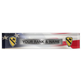 1. Kavalleriedivision - 1. CAV Namensplakette