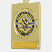 1. Kavalleriedivision Desert Storm Veteran Banner-Ornament Gold (Links)