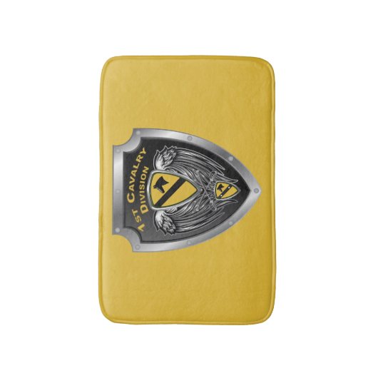 1. Kavalleriedivision "First Team" Badematte (Vorderseite Vertikal)