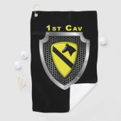 1. Kavalleriedivision First Team Maßgeschildertes  Golfhandtuch (Insitu)