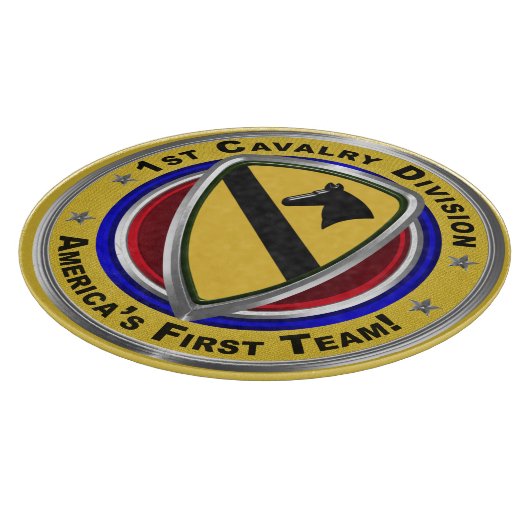 1. Kavalleriedivision "First Team" Schneidebrett (Ecke)