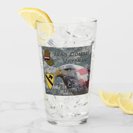 1. Kavalleriedivision - Iraq Veteran Glas (Vorderseite Ice)