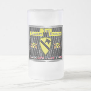 1. Kavalleriedivision Mattglas Bierglas