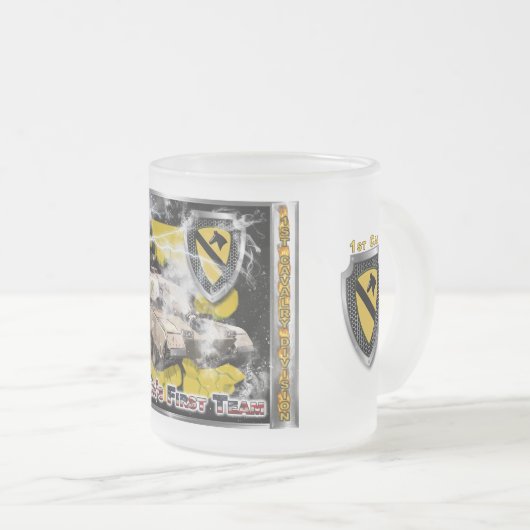 1. Kavalleriedivision-One of a Kind Design Mattglastasse (VorderseiteRechts)