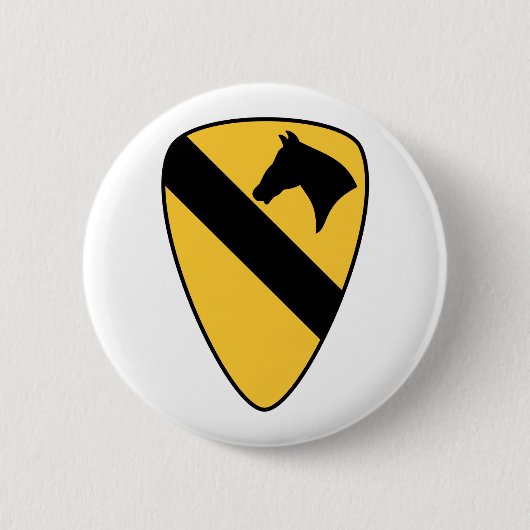 1. Kavalleriedivision Patch Patriotisch Button (Vorderseite)