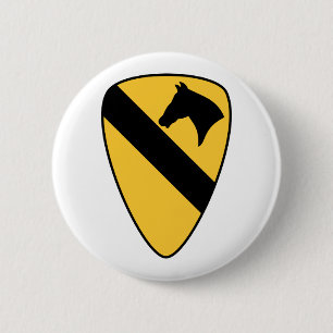 1. Kavalleriedivision Patch Patriotisch Button