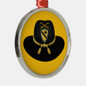 1. Kavalleriedivision Weihnachten Ornament Aus Metall (Rechts)