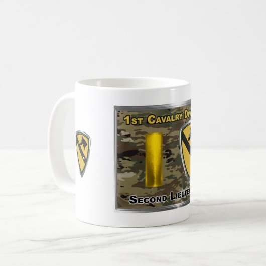 1. Kavalleriedivision Zweiter Leutnant Kaffeetasse (Vorderseite Links)