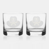 1. Kavalry Division Vietnam Air Cav Whiskyglas (Rückseite)
