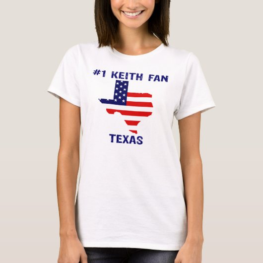 #1 KEITH FAN TEXAS T-Shirt (Vorderseite)