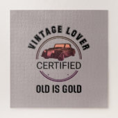 1.Kfz-Liebhaber Vintag Puzzle (Vertikal)