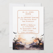 1 Kind 1 Kind - Einladungskarte für Halloween-Part Einladung (Rückseite)