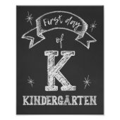 1. Kindergarten, erster Tag zurück zur Schule Fotodruck (Vorne)