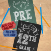 1. Kindergarten, erster Tag zurück zur Schule Fotodruck