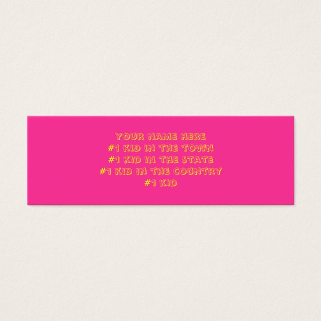 #1 Kinderkarte (Vorderseite)