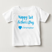 1. Kindertag T - Shirt des Vaters (Vorderseite)