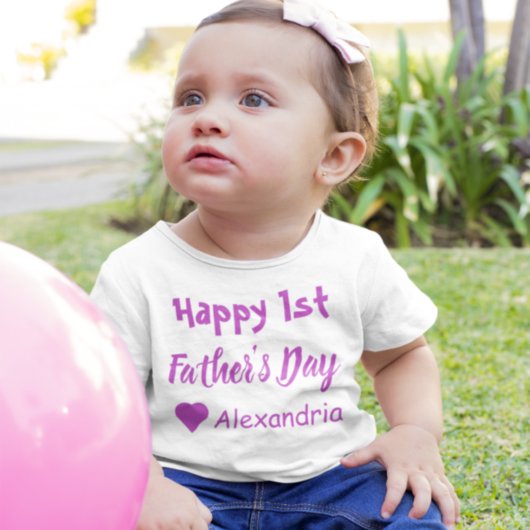 1. Kindertag T - Shirt des Vaters