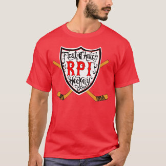 1. Kirche von RPI-Hockey T-Shirt