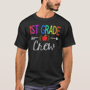 1. Klasse Crew Erster Lehrer Schüler-Team Zurück Z T-Shirt