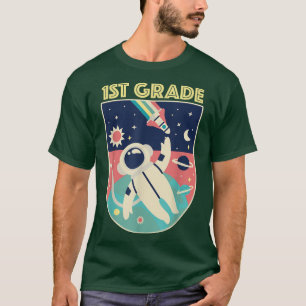 1. Klasse Geburtstag Boy Girl T-Shirt Astronaut Fi