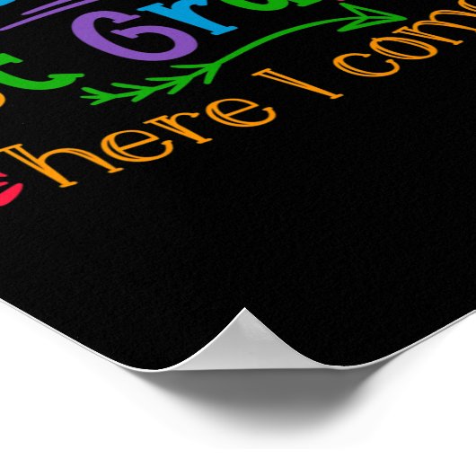 1. Klasse hier komme ich Poster (Ecke)