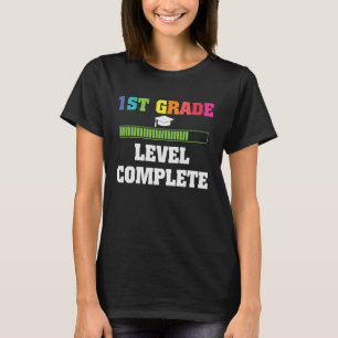 1. Klasse Komplet Funny Kids First Grade Gra T-Shirt