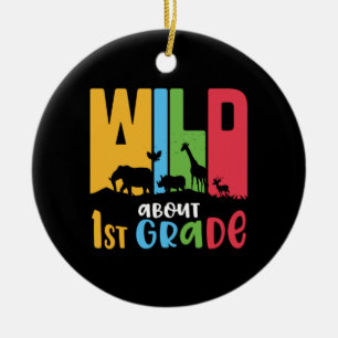 1. Klasse Lehrer Wild über die erste Stufe Keramik Ornament