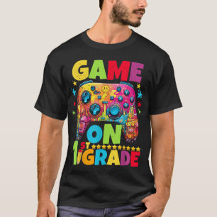 1. Klasse Level freigeschaltet Video Gamer Pixel R T-Shirt