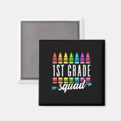 1. Klasse Squad Ck Zur Schule Erstklassiger Lehrer Magnet (Vorderseite/Rückseite)