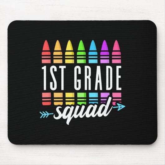 1. Klasse Squad Ck Zur Schule Erstklassiger Lehrer Mousepad (Vorne)