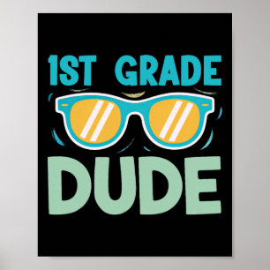 1. Klasse Typ Jungen Kinder Zurück zur Schule Team Poster