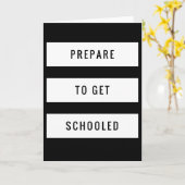 1. Klassentag - Vorbereitung auf eine Ausbildung Karte (Gelbe Blume)