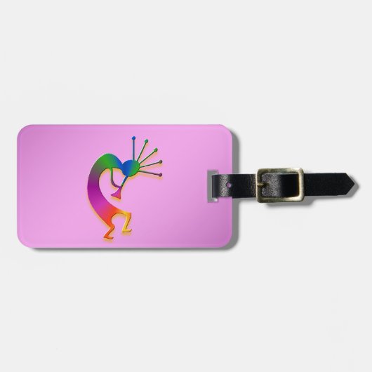 1 Kokopelli #31 Gepäckanhänger (Vorderseite horizontal)