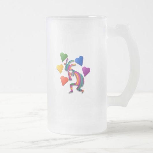 1 Kokopelli #53 Mattglas Bierglas (Rechts)