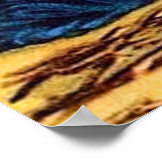 1 Könige 17 Gott sorgt für ein Witwenposter Poster (Ecke)