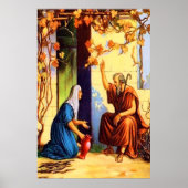 1 Könige 17 Gott sorgt für ein Witwenposter Poster (Vorne)