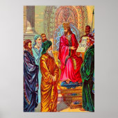 1 Könige 5 Solomon plant das Haus Gottes Poster (Vorne)