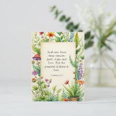 1 Korinthen 13:13 Christliches Bibelverse Postkarte (Stehend Vorderseite)