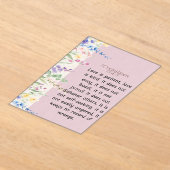 1 Korinthen 13:4-5 Bibelverse Bild Acryleinladungen (Ablage )