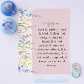 1 Korinthen 13:4-5 Bibelverse Bild Flyer (Einzeln)