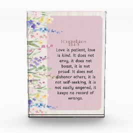 1 Korinthen 13:4-5 Bibelverse Bild Fotoblock