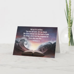 1 Korinthen 2:9 Das Auge hat weder gesehen noch ge Karte