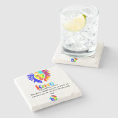 1 Korinther 10:31 LK Untersetzer - Sip with Purpos (Seitenansicht)