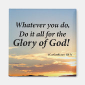 1 Korinther 10:31 Magnet (Vorne)