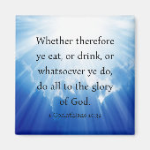 1 Korinther 10:31 Magnet (Vorne)