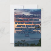 1 Korinther 11:3 Bibelverse Pic Grußkarte Karte (Vorderseite)