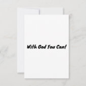 1 Korinther 13:11 Bibelschrift Gruß Karte (Rückseite)