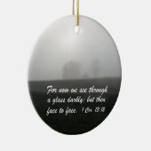 1 Korinther 13:12 Keramikornament (Rechts)